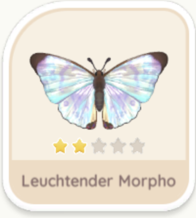 Leuchtender Morpho
