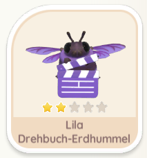 Lila Drehbuch-Erdhummel