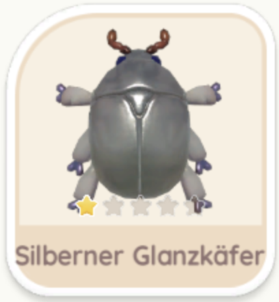 Silberner Glanzkäfer